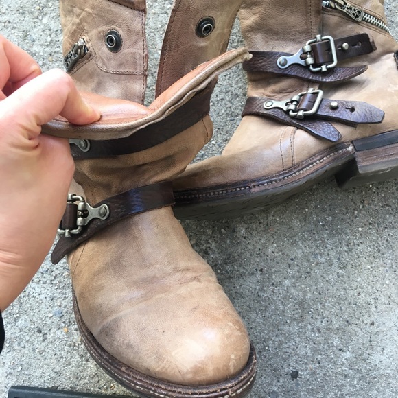 AS 98 biker motorcycle boots 37 6.5 - Picture 6 of 9